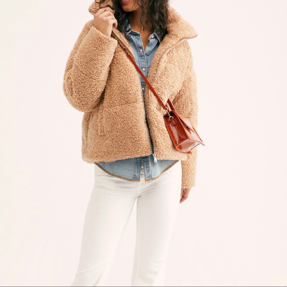 Free People Teddy Puffer Coat